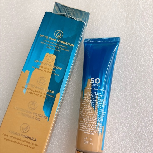 💝NIB Urban Decay Hydromaniac Tinted Glow Hydrator Foundation shade 50💝 - Picture 6 of 6